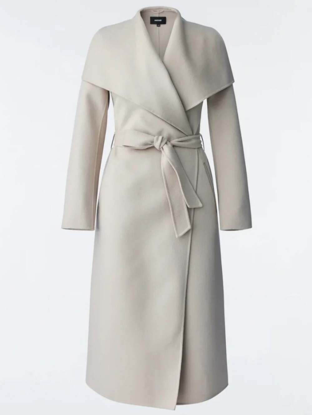 Mackage Mai Sand Double Face Wool Coat, XS
